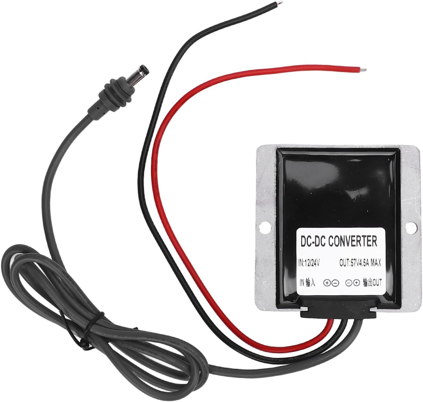 Step up Power Converter, Mini Step up Power Cable Step up Converter with Power Cord for Gen 3 12V 24V to 57V 4.5A DC Boost Converter image number 2