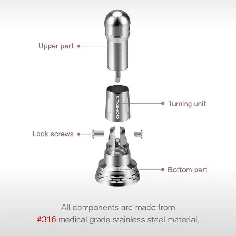 GOMEXUS R6 Foldable Reel Stand Protect Reel from Rock Compatiable for Shimano Stradic Stella Vanford Daiwa Certate Exist, 48 Mm image number 4