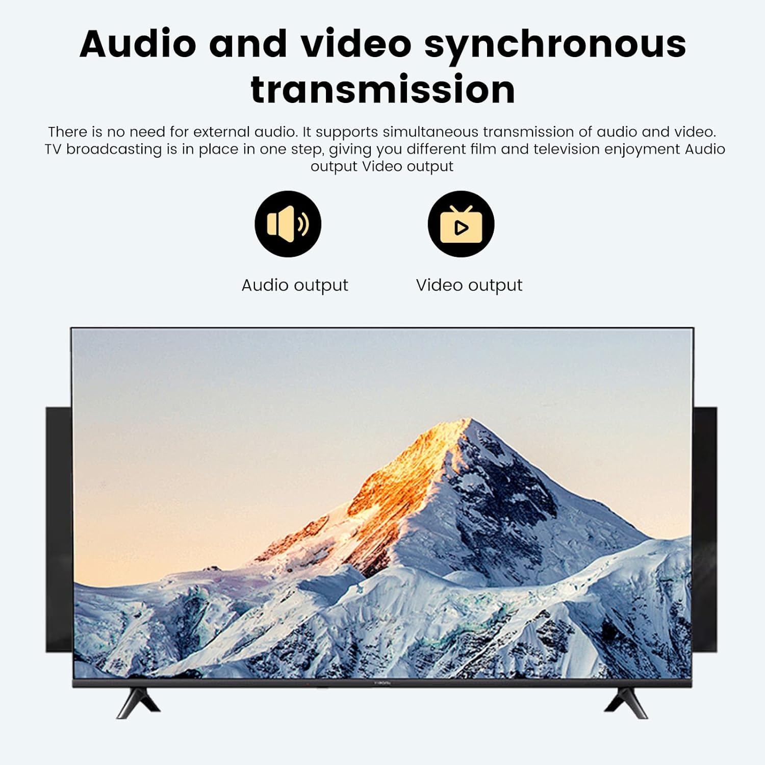 6Ft 4K Displayport to HDMI Cable Adapter, DP to HDMI Male Video UHD 4K@30Hz/2K@60Hz/1080P@120Hz DP to HDTV Uni-Directional Cord for Projector, Desktop, Dell, AMD, NVIDIA, Lenovo, Thinkpad image number 1