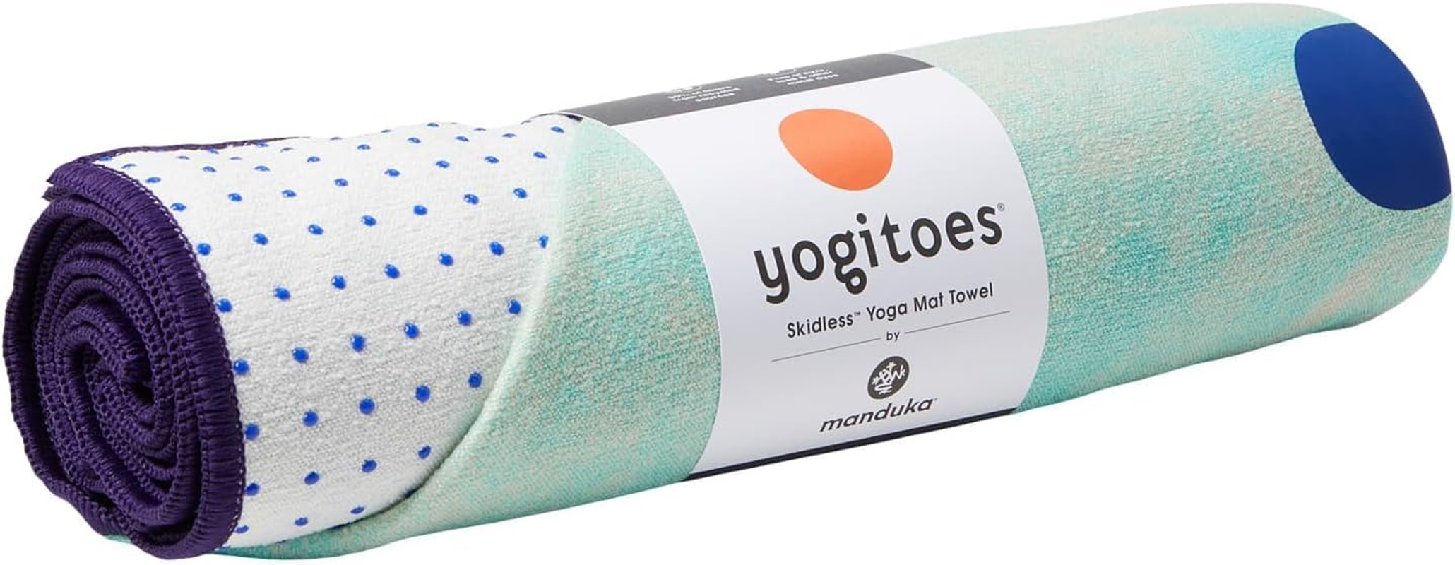 Manduka Yogitoes Yoga Mat Towel - Non-Slip Microfiber Gym Towel for Hot Yoga Pilates Exercise Workout Cooling and Sweat Towel 71 Inch
