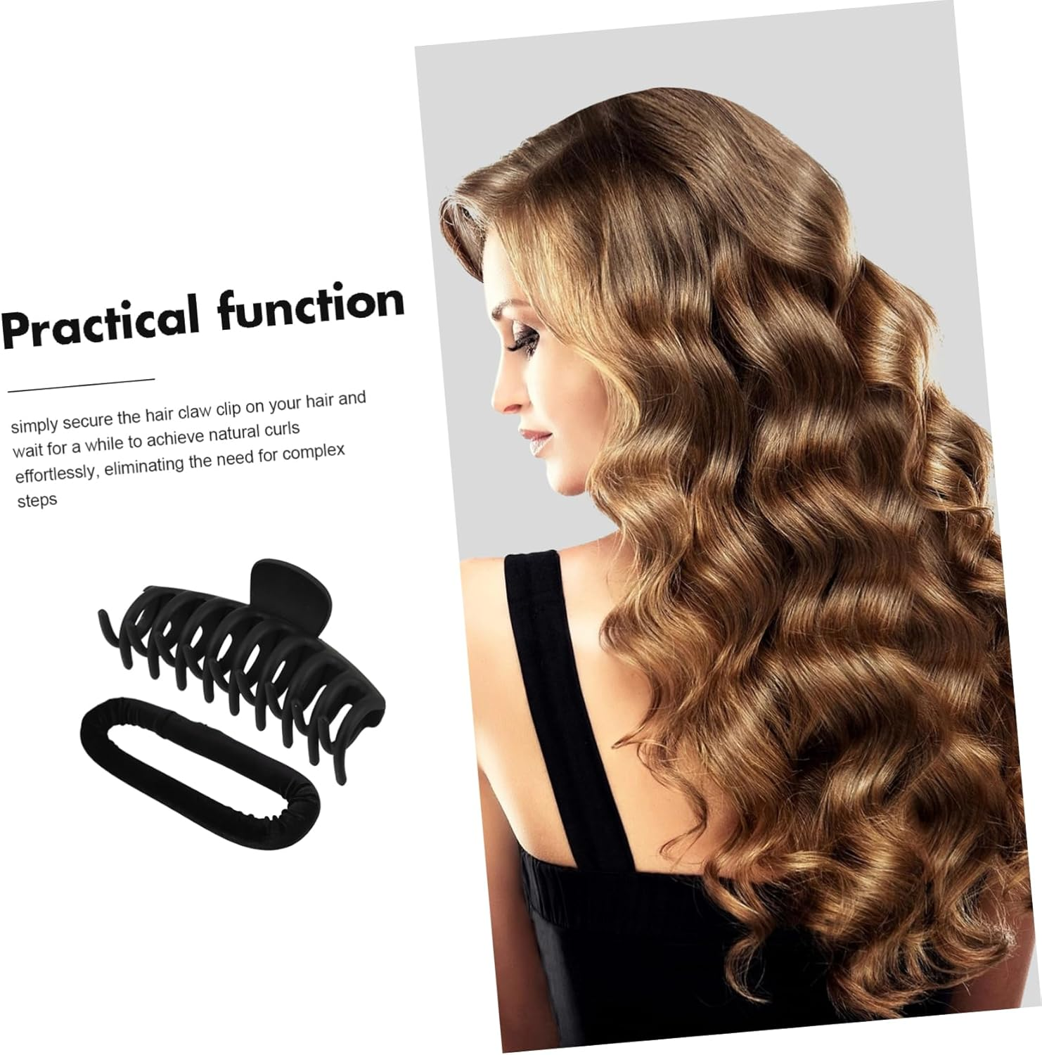 LOORGVEL Heatless Curler Rollers Hair Curlers Headband Overnight Curls Lightweight for Travel image number 2