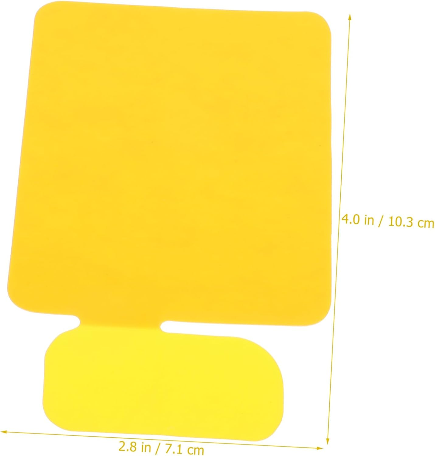 BUTIFULSIC 24Pcs Flying Kit Universal Boards Sticky Boards Bugs Sticky Boards Gardening Supply Paper Yellow image number 1