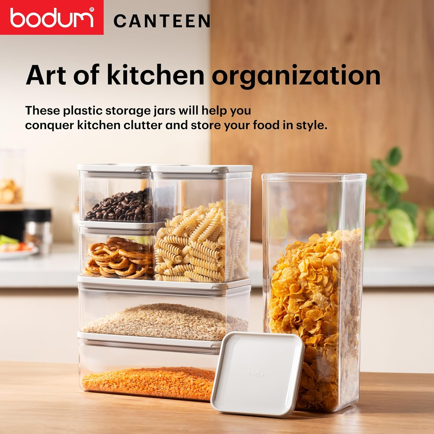 Bodum Canteen Set of 6 Jars 2 X 1 Litre / 1 X 1.2 L / 2 X 0.5 L / 1 X 2.6 L image number 6