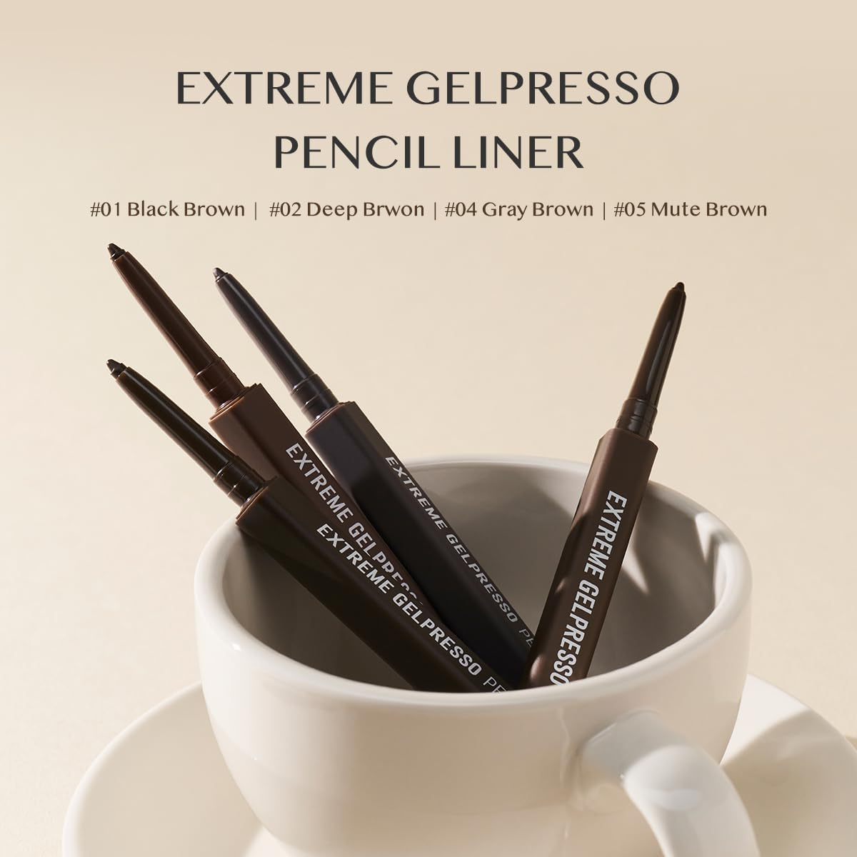 CLIO Extreme Gelpresso Pencil Liner 05 Mute Brown image number 3