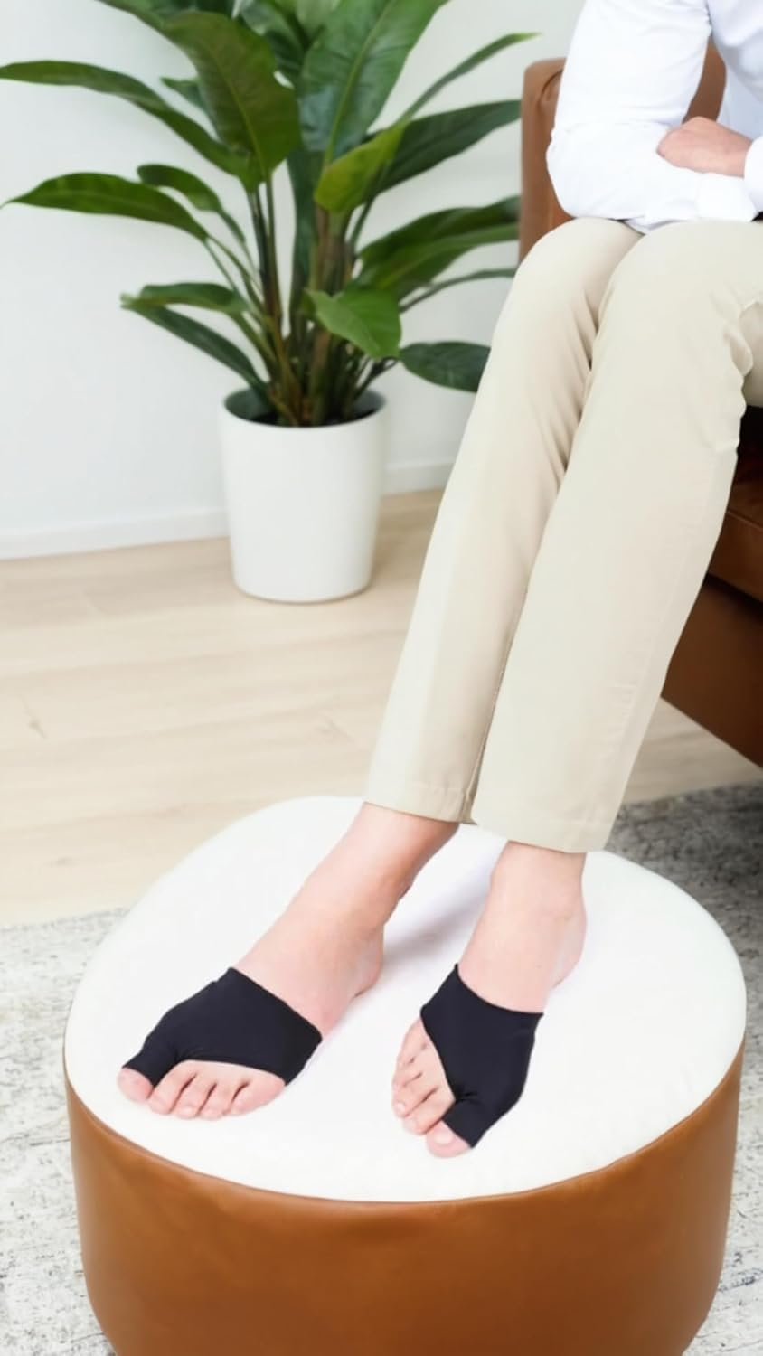 Bunion Corrector 4 Pairs | Orthopedic Pain Relief | Toe Straightener for Hallux Valgus | Day & Night Support | Adjustable for Men & Women image number 2