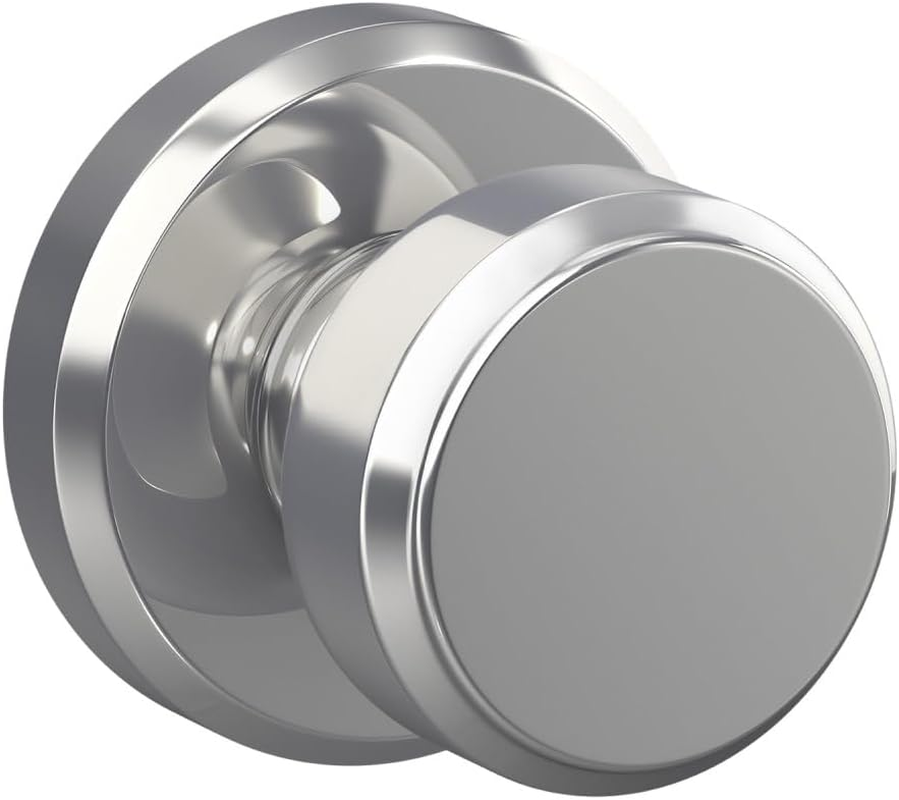 Schlage F170 BWE 619 GSN Greyson Collection Bowery Dummy Trim Knob, Satin Nickel