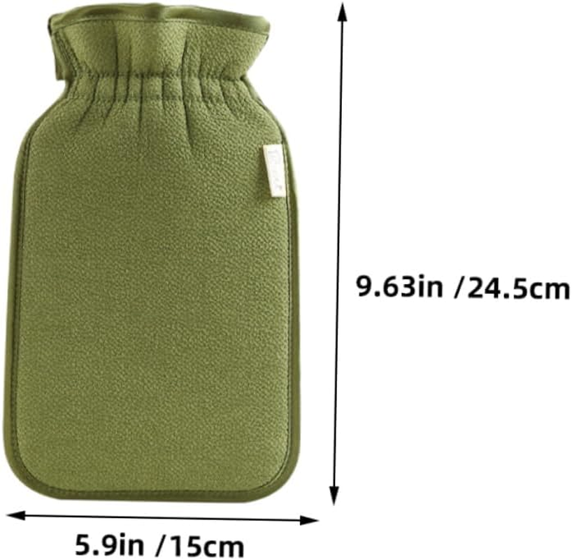 SAFIGLE 3Pcs Deep Cleansing Body Scrub Gloves for Shower Exfoliating Mitts Comfortable Fit image number 3