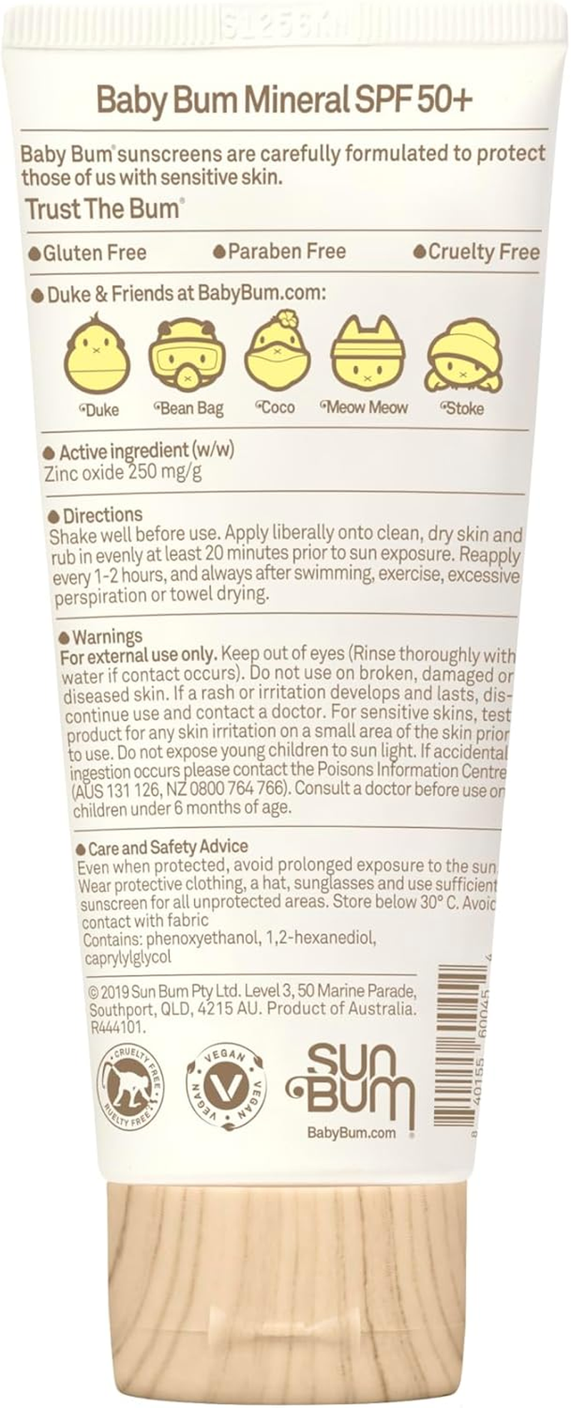 Sun Bum Baby Bum SPF 50 Sunscreen Lotion | Mineral UVA/UVB Face and Body Protection for Sensitive Skin | Fragrance Free | Travel Size | 3 FL OZ, 1 Kg image number 3