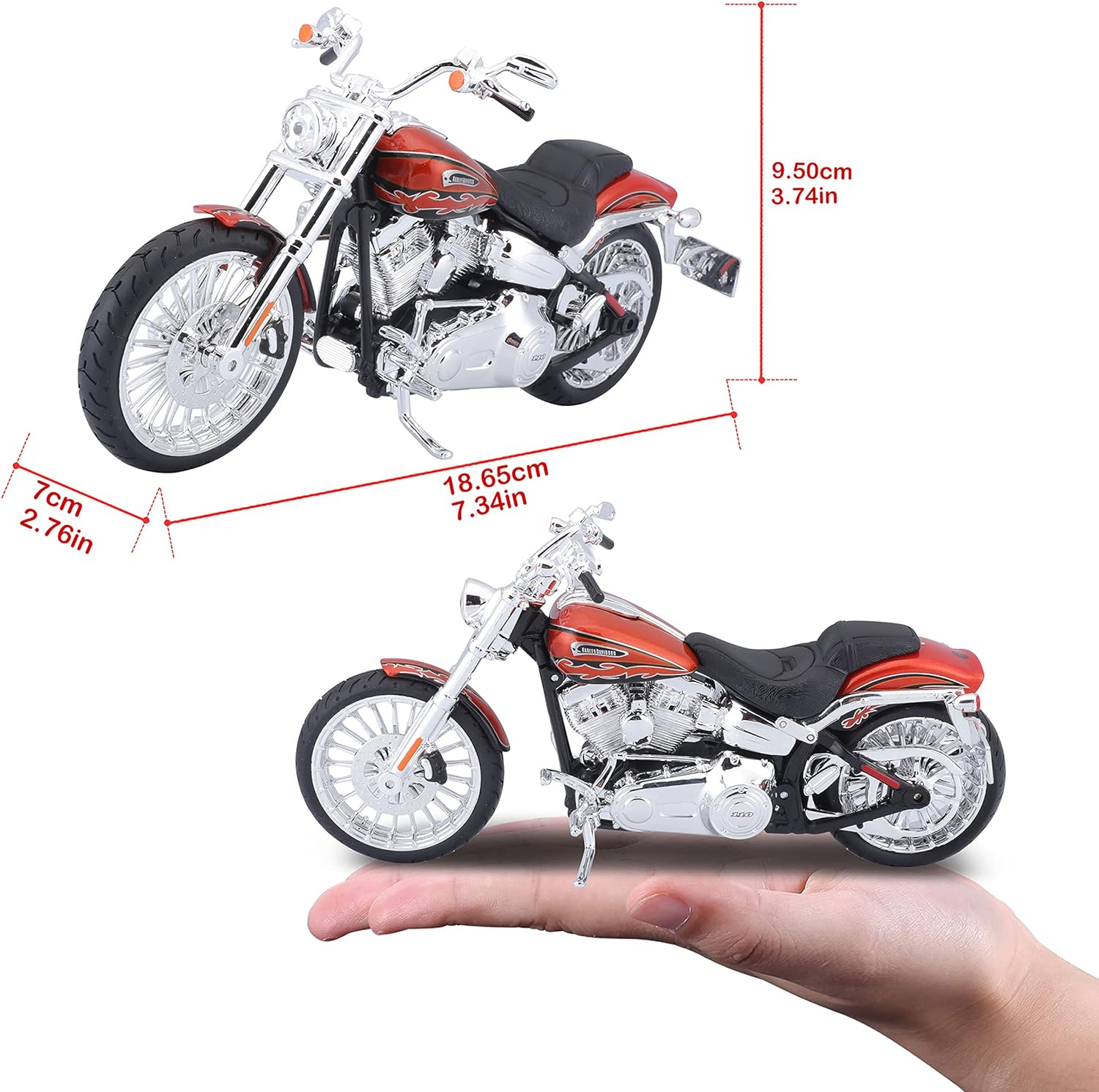 Maisto 32327 1:12 Scale CVO Breakout Model Motorcycle image number 6