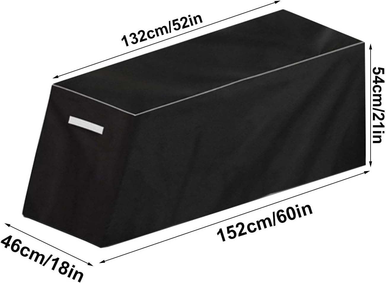 Workout Bench Cover ? Waterproof Outdoor Dust Shield for Sit-Up Board | Heavy Duty 210D Oxford Cloth Protector | Exercise Equipment Cover for Rain, Sun, and Dust Protection, for Home Gym Set image number 1