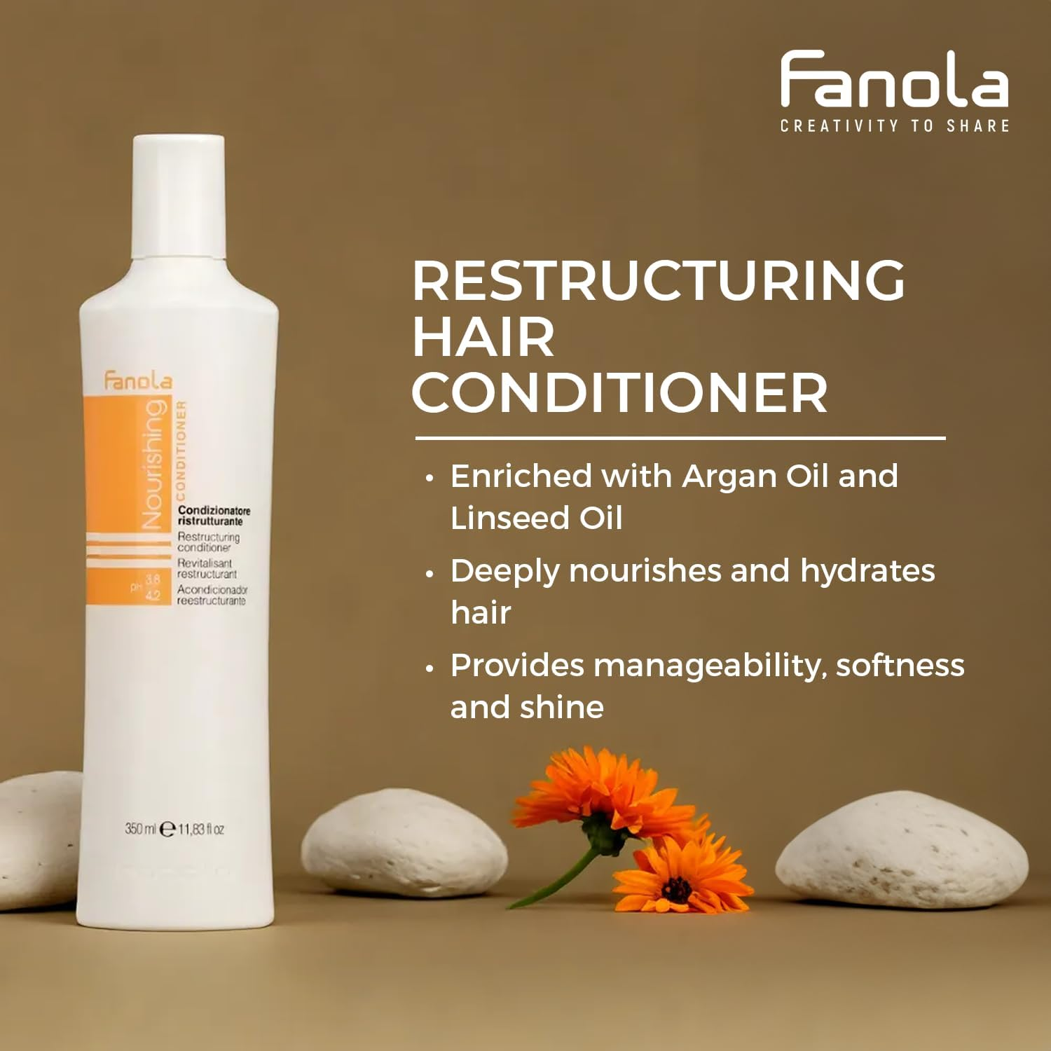 Fanola Nutri Care Restructuring Conditioner, 350Ml image number 4