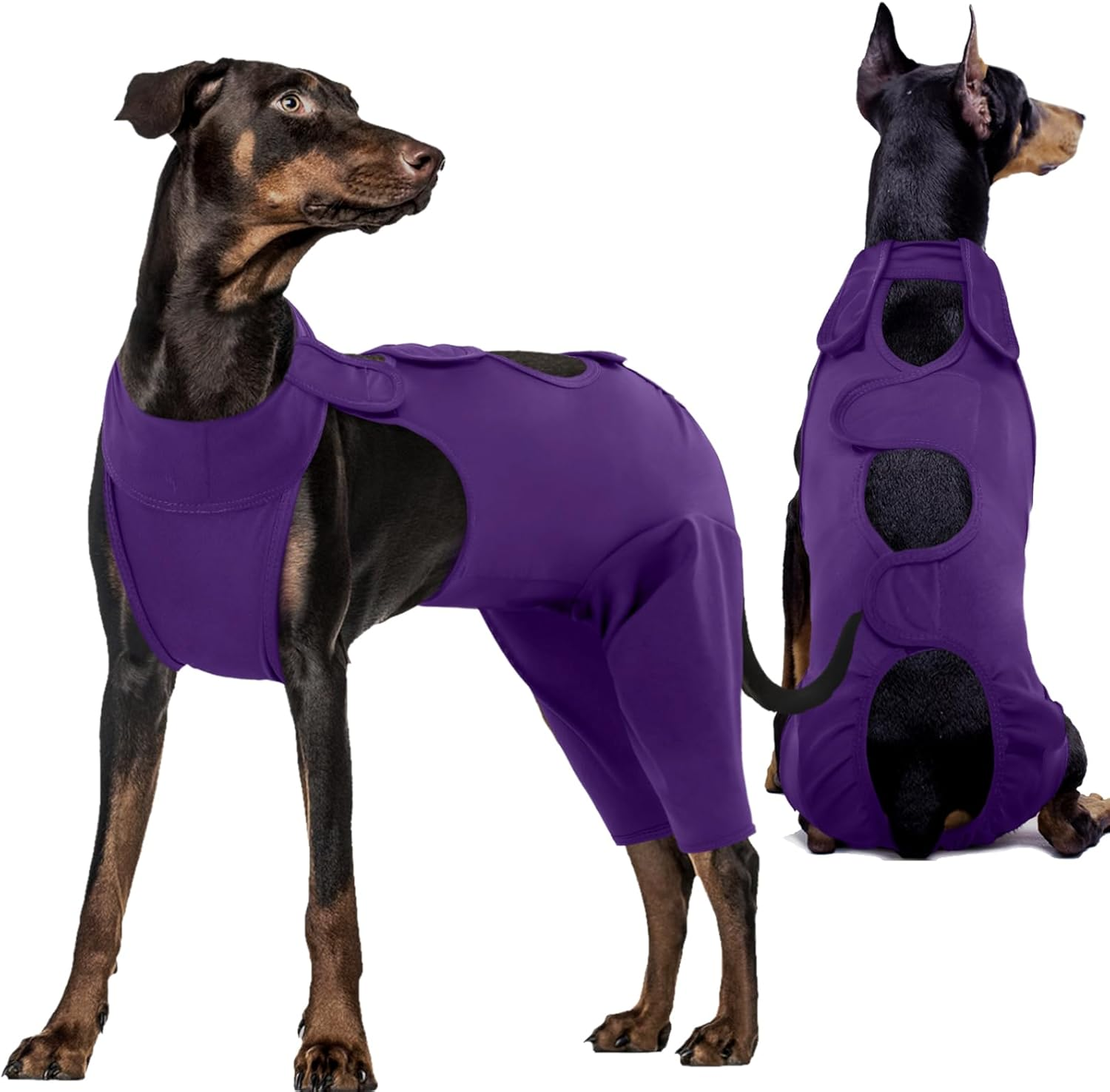 Kuoser Hundebody Nach Op, Hundebody Nach Op Body F&uuml;r Hund Kastration R&uuml;de H&uuml;ndin, Erholungsanzug Hund, Hundeschenkel Schutz Bodysuit, Anti-Wundlecken Op Body Hunde, Hund Halskrause Alternative