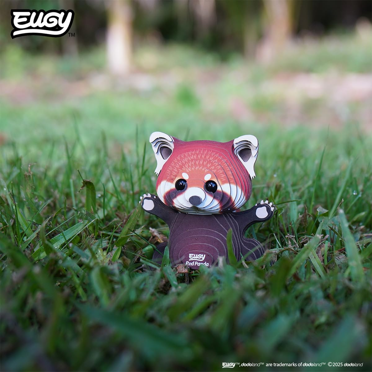 EUGY 126 Red Panda 3D Puzzle - 44 Piece Eco-Friendly Educational Toy Puzzle for Boys, Girls & Kids Ages 6+ image number 3