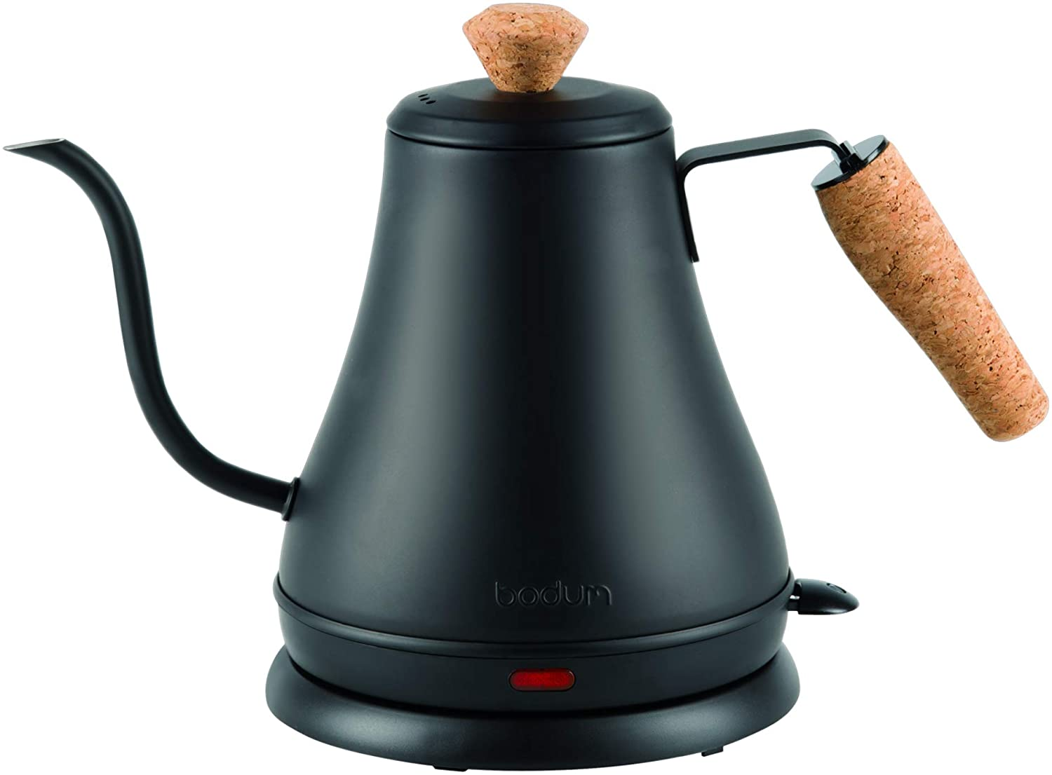Bodum Melior 11883-259EURO Electric Kettle with Long Spout, 0.8 L, 1800 W, Matt Black