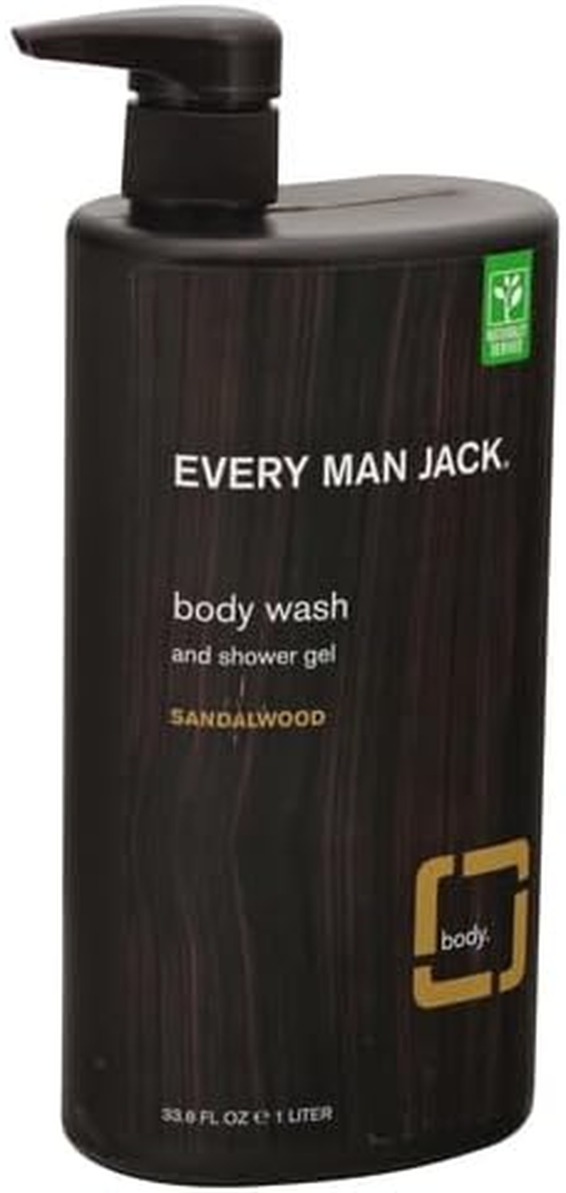 Every Man Jack Body Wash, Cedarwood 33.8-Ounce