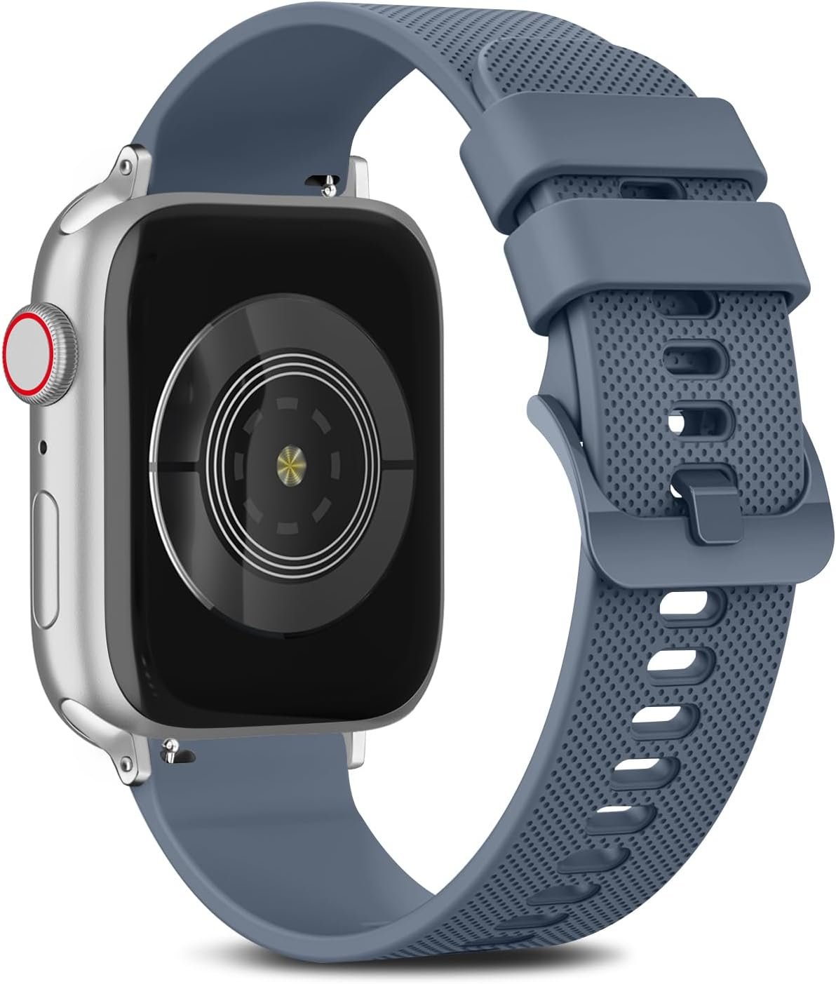 Leonids Silicone Bands for Apple Watch Band 44Mm 46Mm 45Mm 42Mm 49Mm for Women Men, Soft Adjustable Wristband Strap for Iwatch Ultra Series 10 9 8 7 6 5 4 3 2 1 SE