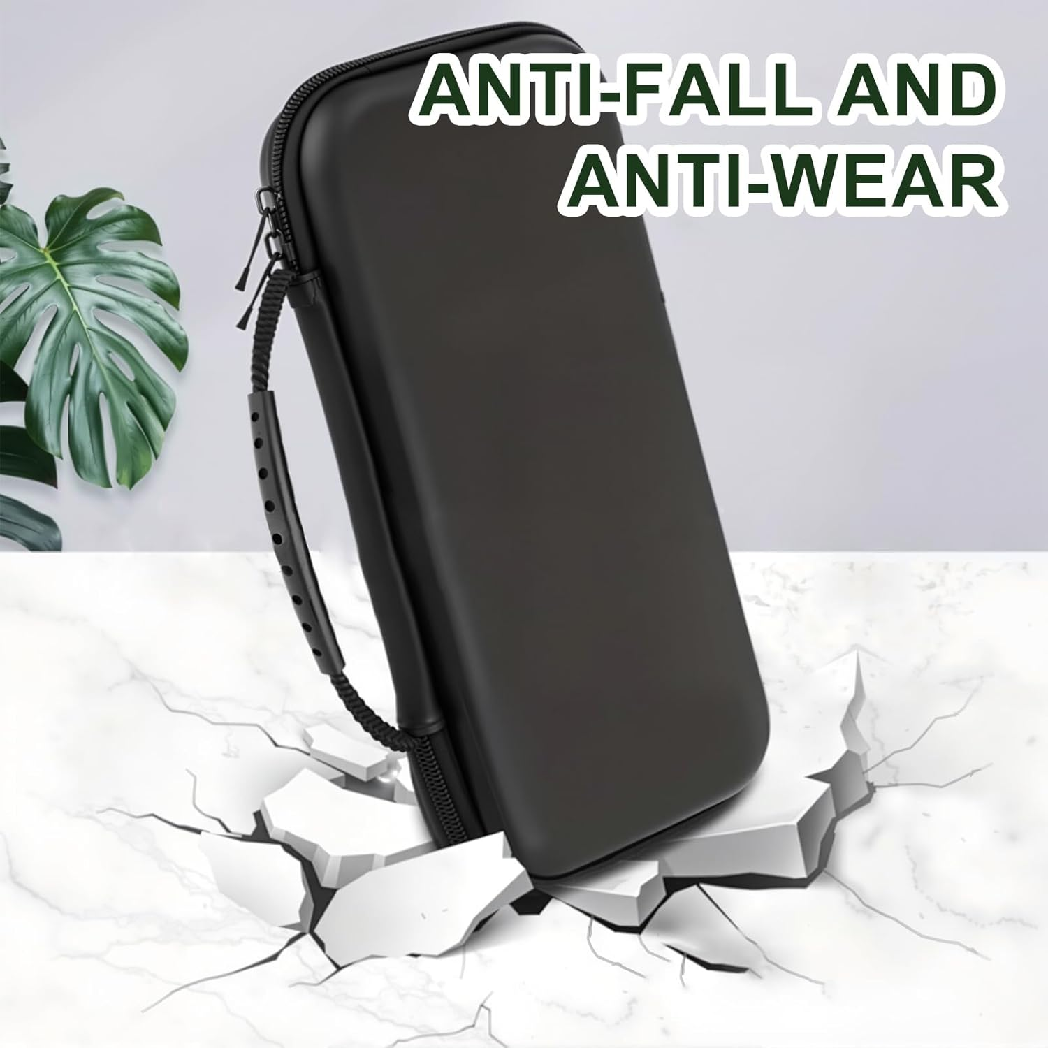 LEZOOY Switch 2 2025 Hard Shell Portable Case Switch 2 Travel Case with Ten Card Slots Large Capacity Accessory Bag for the Console and Its Accessories Black image number 2