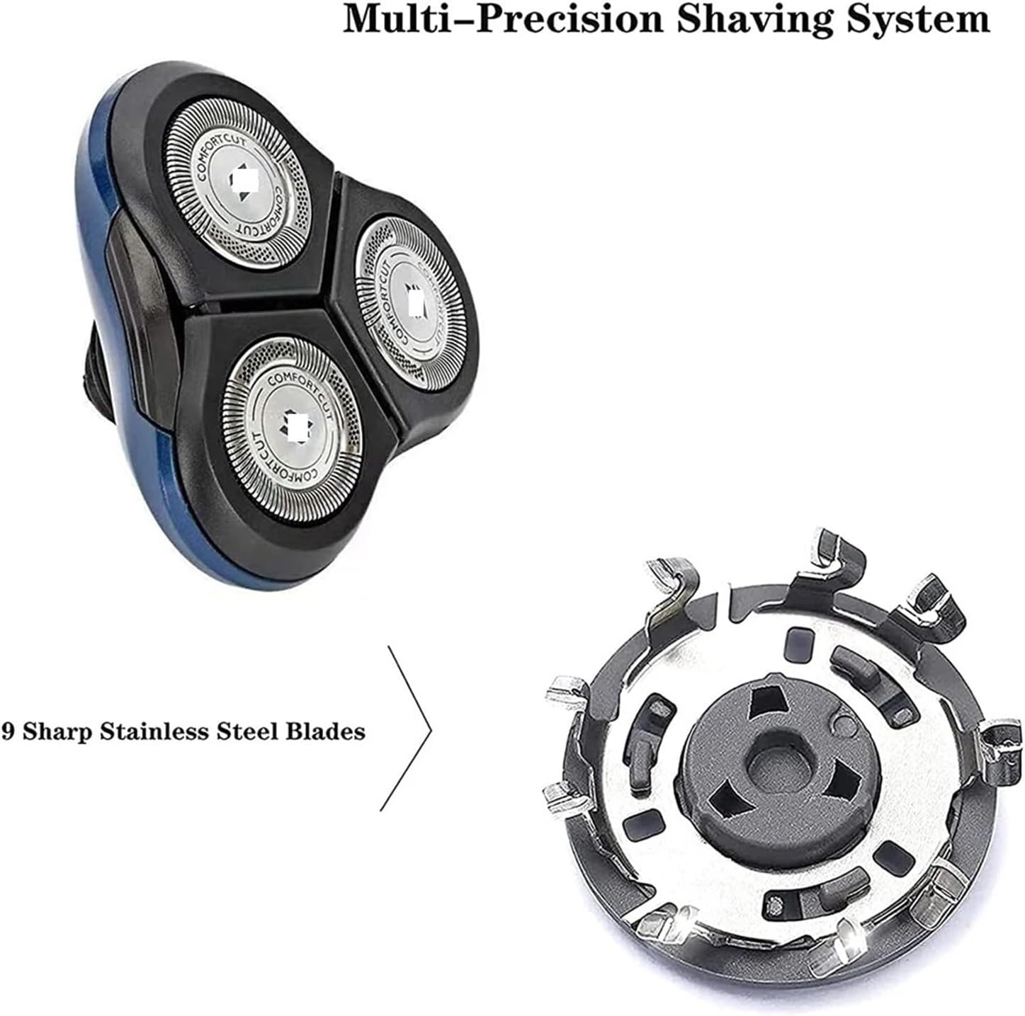 Replacement Heads Rq11，Compatible for Sensotouch ，2D 1150X 1160X 1180X,RQ11 Blades Upgrade-T33C image number 3