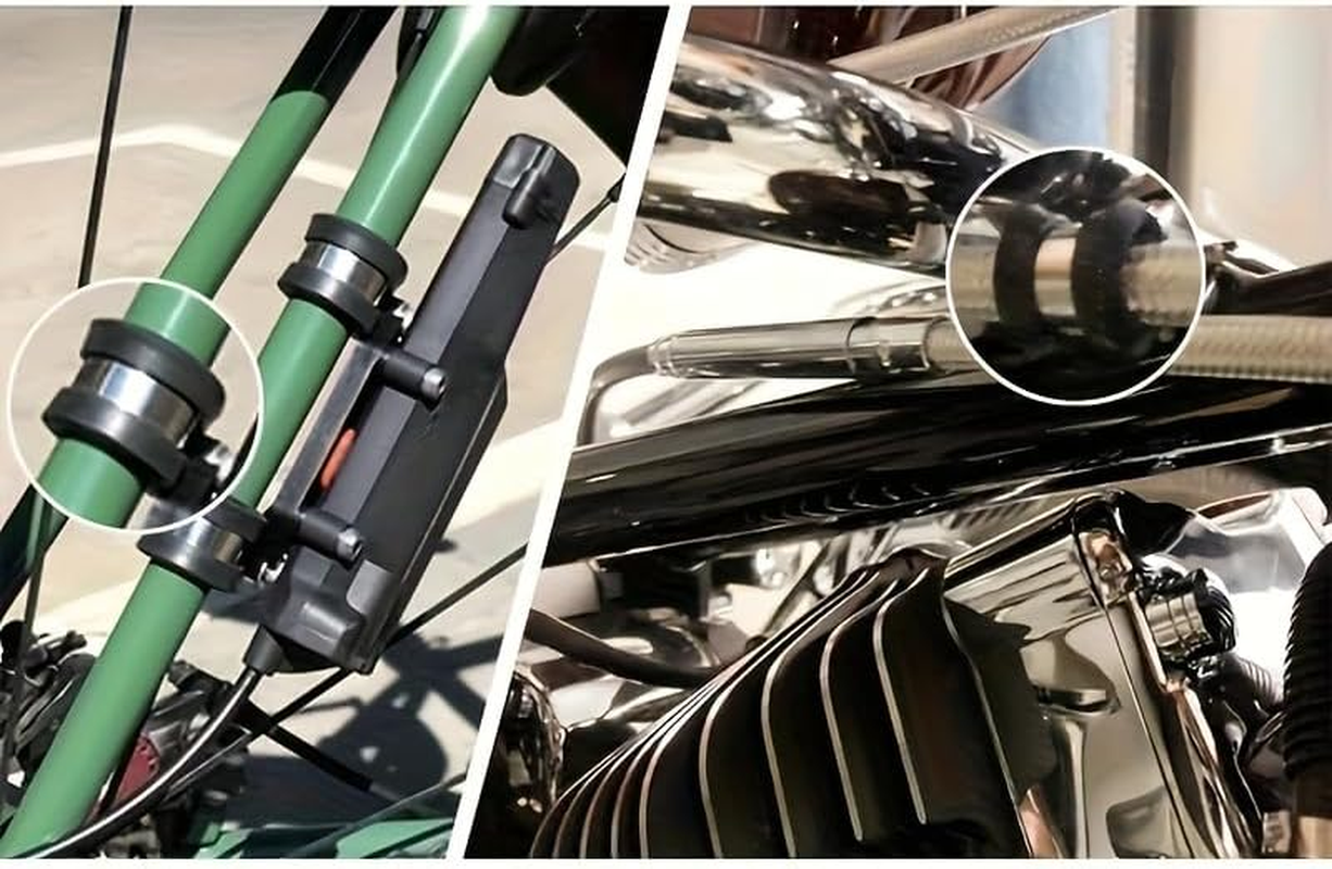 Rubber Cushioned Cable Clamp Assortment 52Pcs Kit YS189 - Hose Clamps - Cushioning Insulated Cable Pipe Clips Stainless Steel Rubber Pad Pipe Clips in 6 Sizes: 1/4" 5/16" 3/8" 1/2" 5/8" 3/4" image number 5