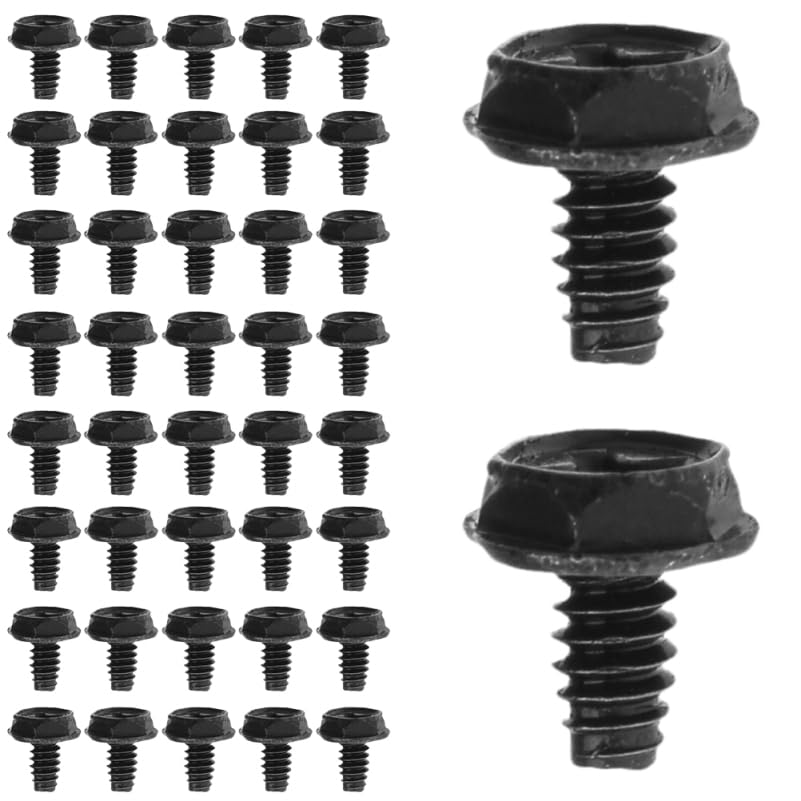 ARTIBETTER Pci Slot Screws for Computer Case Fastening 100 Pcs Metal PSU Replacement Screws with Textured Head for Easy Grip and Quick Installation