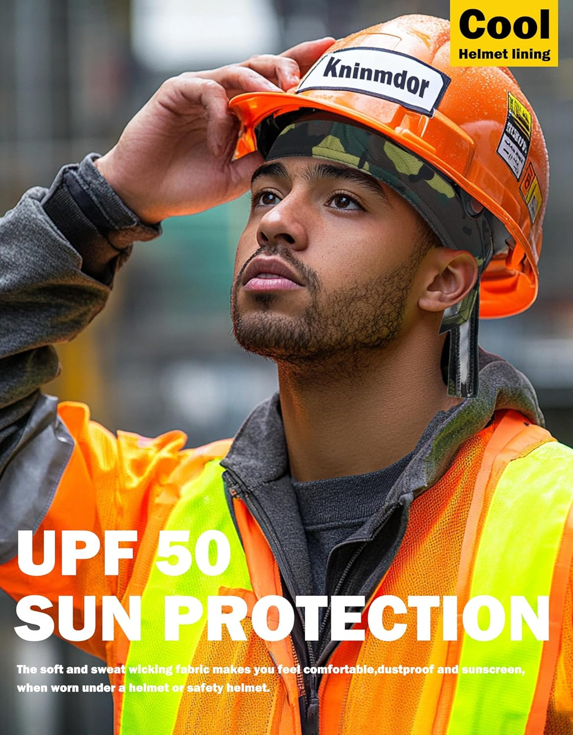 Kninmdor Do Rags Cycling Caps Helmet Liner Doo Rag Motorcycle Bandana Hat Sweat Liner Skull Caps Dew Rags for Men and Women