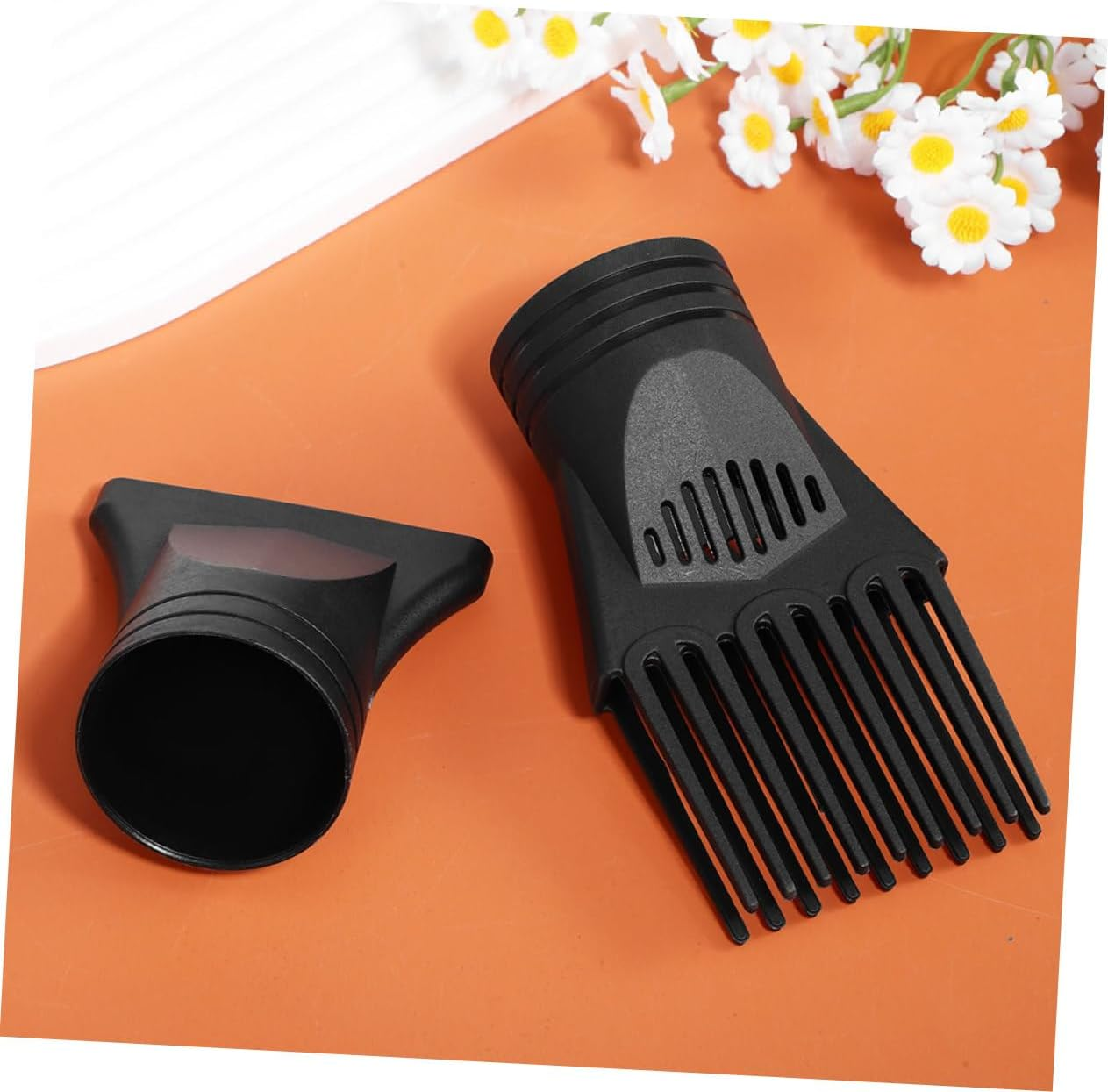 WOFASHPURET 6Pcs Universal Hair Dryer Nozzle Attachments for Professional Styling Compatible Most Blow Dryers Creative Hair Styling Tools Includes Diffuser and Concentrator Nozzles image number 1