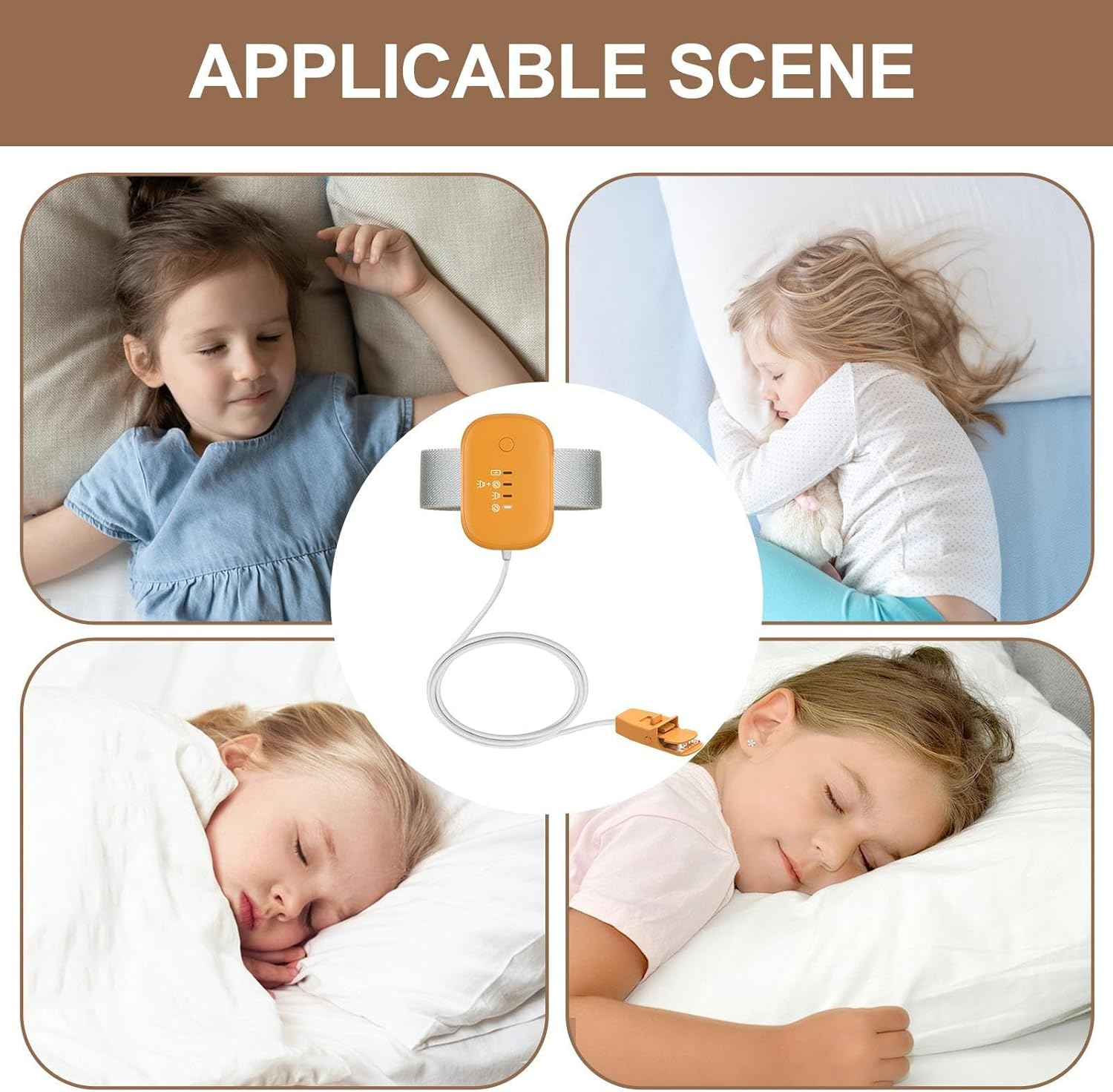 Night Potty Alarm - Bedwetting Device, USB Rechargeable | 3 Mode Sound and Vibrating Alert, Safe Help for Girls, Boys, , Seniors, Night Use