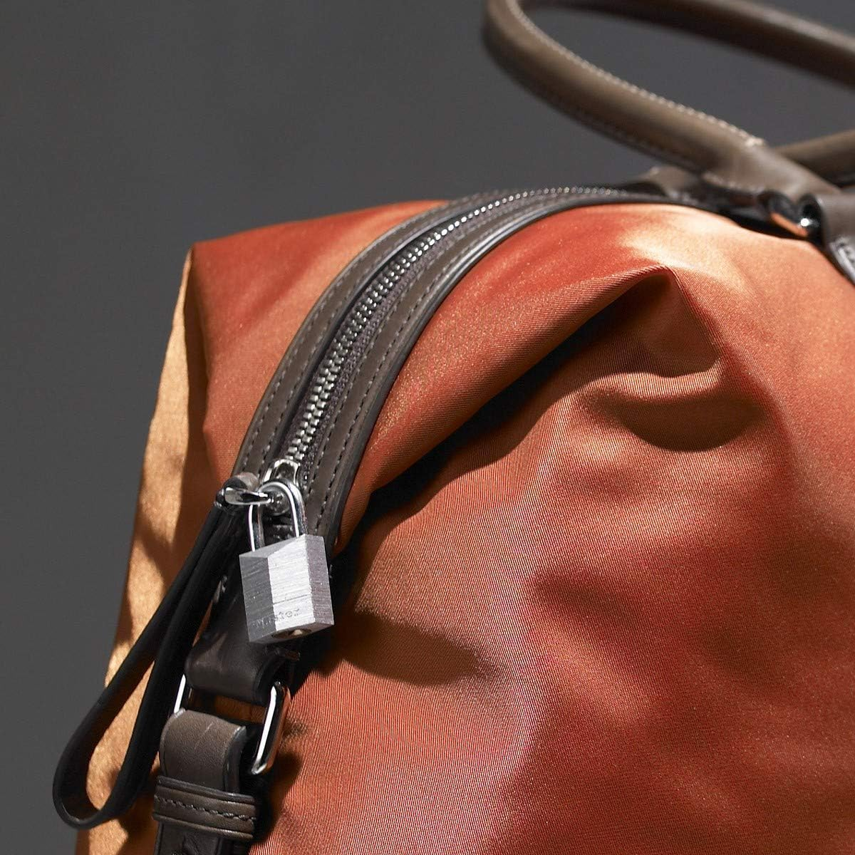 MASTER LOCK Small Padlocks [Key] [Keyed Alike] [Family Pack of 4] 9120EURQNOP - Best Used for Backpacks, Luggage, Computer Bags, Locker, Gym and More, Silver image number 5