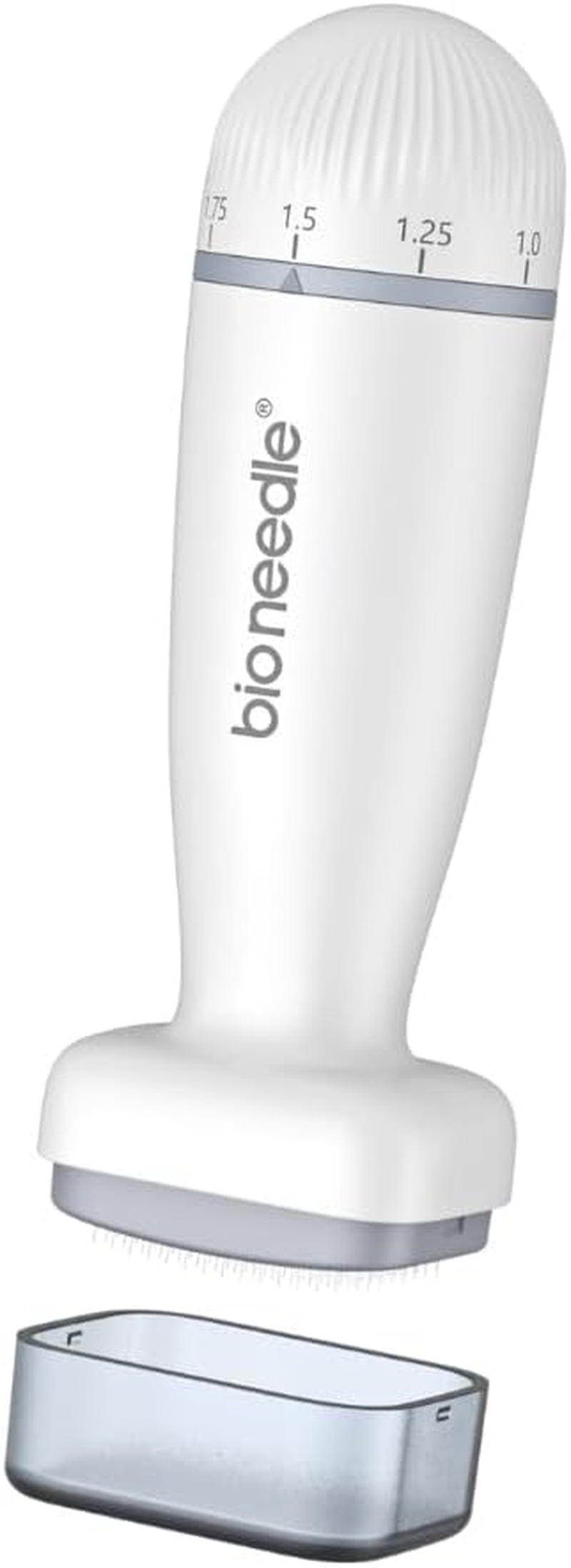 Bio Needle Adjustable Derma Stamp: 120-Pin Micro Needling Tool for Skin Rejuvenation - Precision, Depth Control for Anti-Aging, Scars, & Radiance image number 2