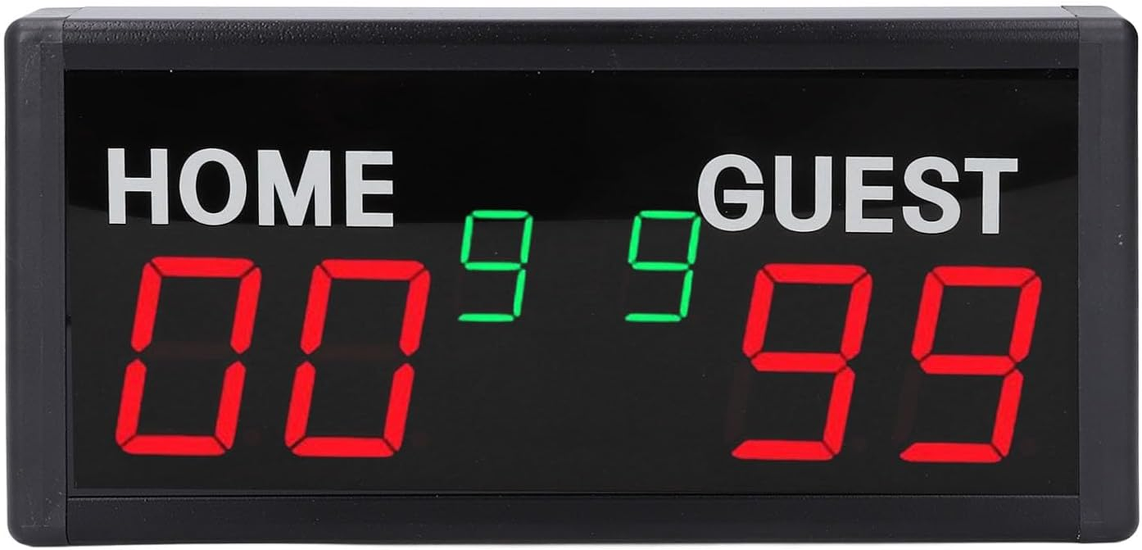 Jiawu 6 Digits Bluetooth Electronic Scoreboard, LED Portable Electronic Digital Scoreboard with Remote, Clear Display Tabletop Score Keeper for Indoor & Outdoor Games image number 3