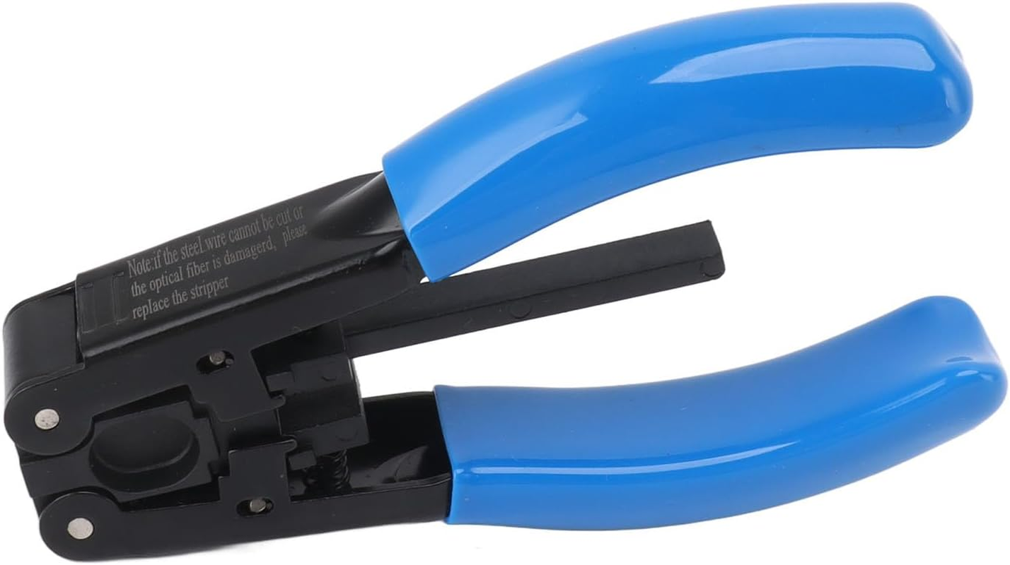 Fiber Optic Stripper 2.1X1.6Mm Portable Fiber Optic Cutter Tool Optical Cable Stripper Pliers Wire Stripping Tool image number 3