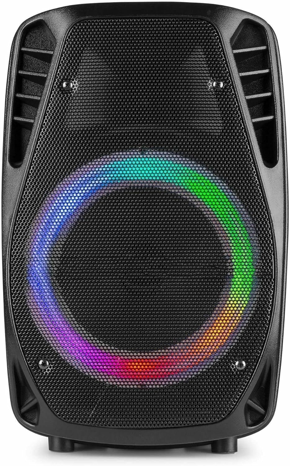 Fenton Portable PA Speaker Sound System with Microphone and Remote, Bluetooth, Party Lights, Built-In Battery FT8LED-MK2 image number 2