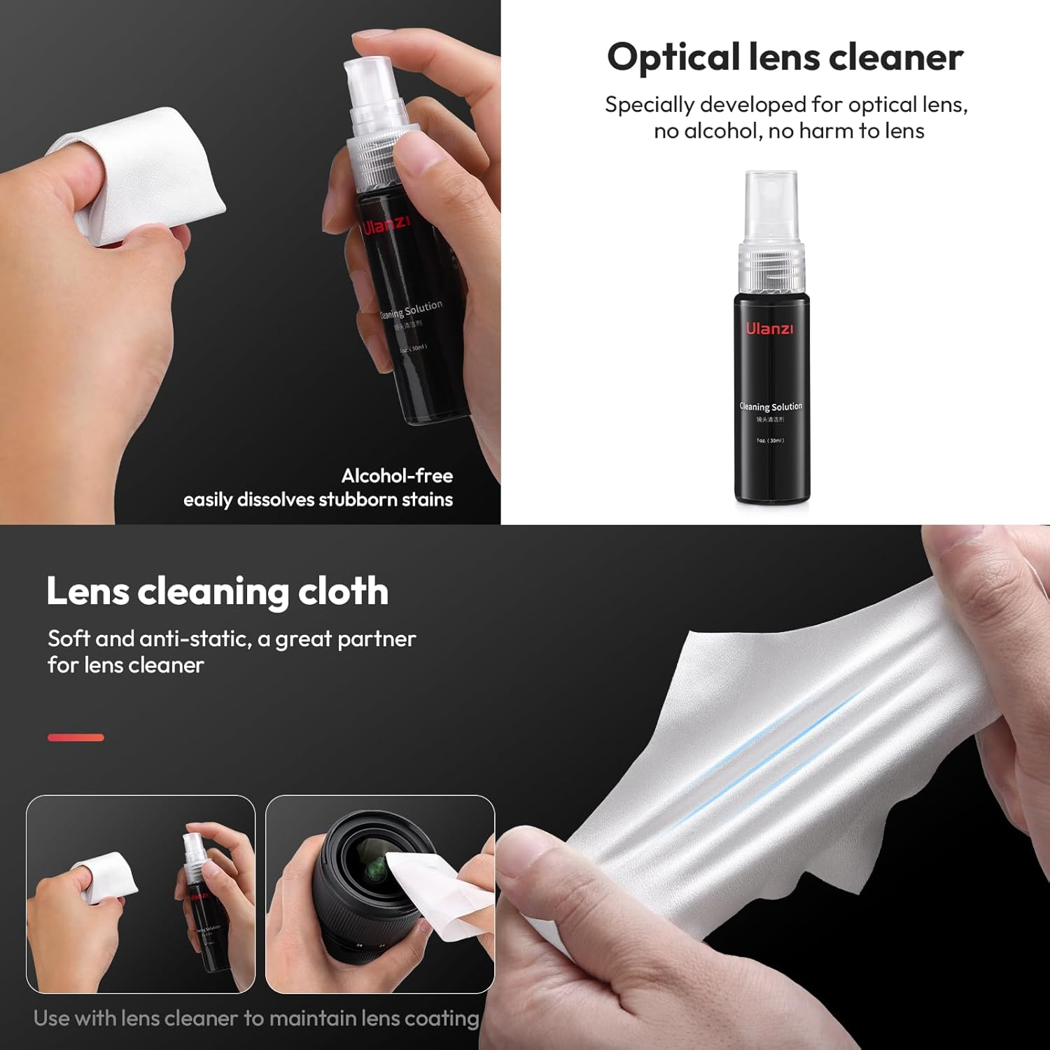ULANZI Camera Cleaning Kit 10-In-1 Lens Cleaner Professional DSLR Clean Accessories Canon image number 3