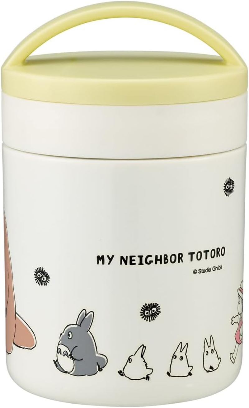 Skater LJFC3AG-A Antibacterial Insulated Soup Jar, Soup Pot, 10.1 Fl Oz (300 Ml), My Neighbor Totoro, March, Studio Ghibli image number 2