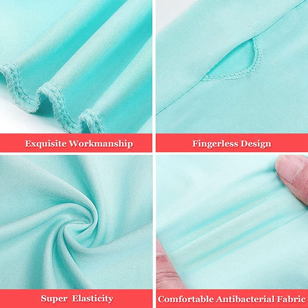 Women Cooling Shawl，Anti-Uv Golf Cooling Shawl Arm Sleeve Sun Protection Breathable & Comfortable for Women Golf & Outdoor Sports(Sky Blue) image number 1