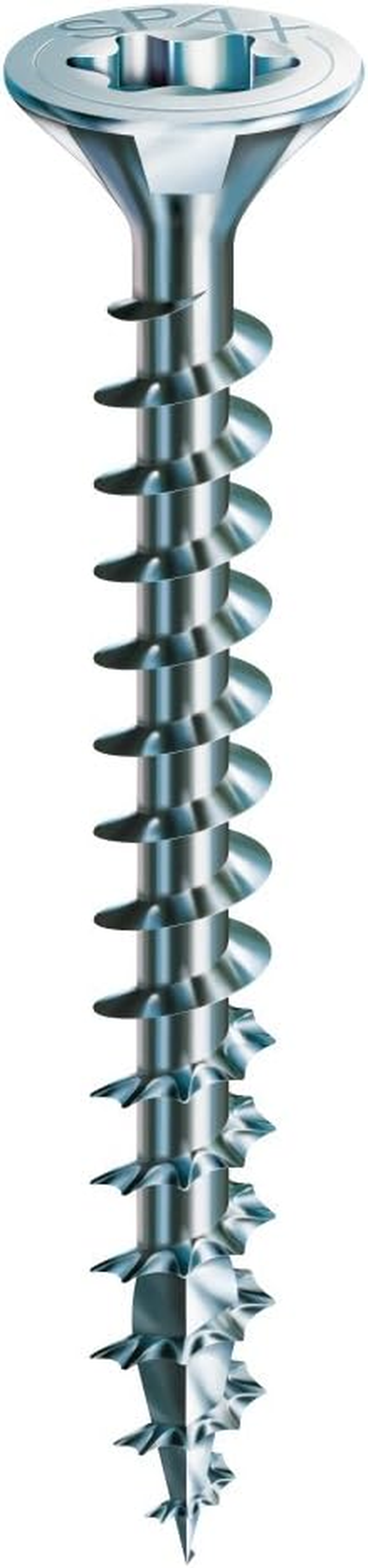 SPAX Universal Screw, 4.0 X 16 Mm, Pack of 200, T-Star Plus, Half round Head, Fully Threaded, 4CUT, Wirox A9J, 0201010400163