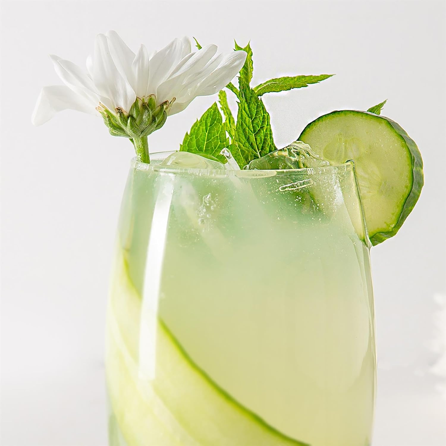 LAV 6X Clear 510Ml Empire Highball Glasses - Tall Hi Ball Glass Water Gin Juice Cocktail Drinking Glassware Tumblers Set image number 2