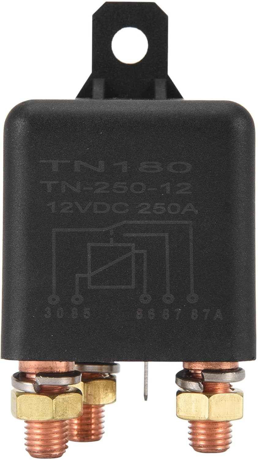 Car Relay 12V 250A Continuous Type High Power Motorcycle Battery Control Switch Terminal Automotive Relay