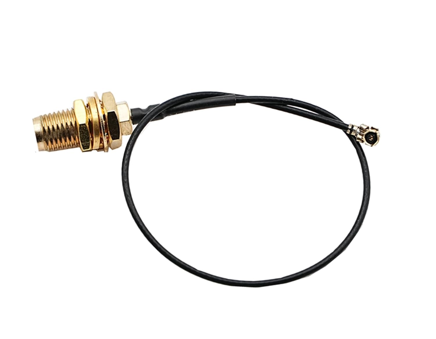 DIGISHUO 5Pcs 20Cm IPX UFL to SMA Extension Cable | SMA Female to IPX IPEX-1 Cord Antenna Pigtail Cable | Low Loss 1.13Mm IPEX to SMA Bulkhead Coaxial Cable | 50Ohm for Network Card, Mini PCI (20Cm) image number 6