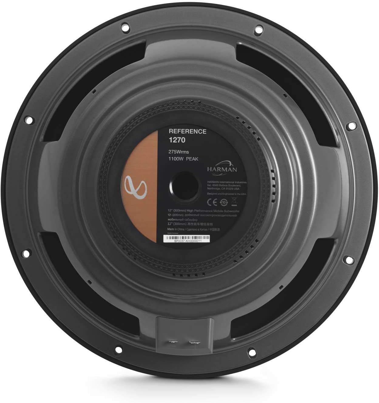 Infinity REFERENCE-1270 Reference 12 Inch Subwoofer with SSI (Selectable Smart Impedance) image number 1