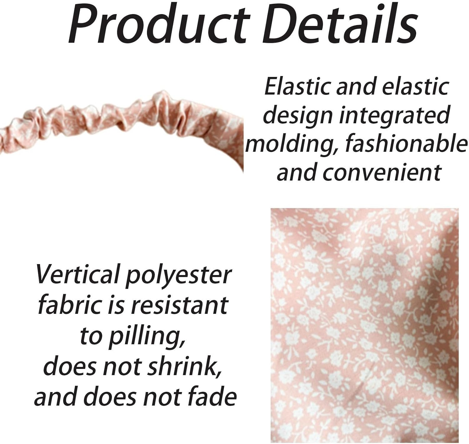 Dinghaole 4Pcs Women'S Floral Headscarf - with Elasticity, Bohemian Headscarf, Fashionable Headband That Can Also Be Placed on the Neck, Versatile for Daily Use (Four Colors)