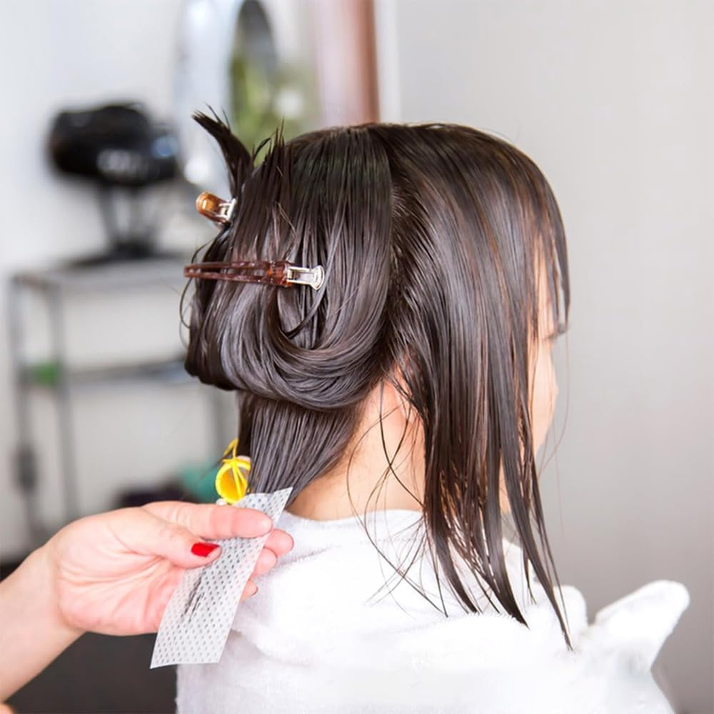 Laroal 1000 Pieces Perm Paper, Ultra Thin Lace Perm Sheets, Breathable Curling Paper, Professional Lace Sheets for Salon Use at Home or Hairdresser image number 1