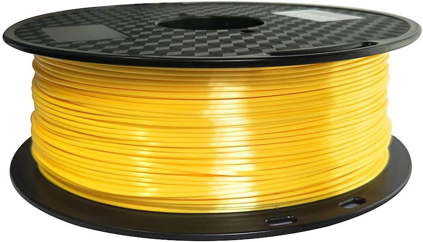 CC3D Silk Yellow PLA Filament 1.75 Mm 1KG 3D Printer Filament Silky Shiny Bright Yellow 3D Printing Materials CC3D Filament image number 3