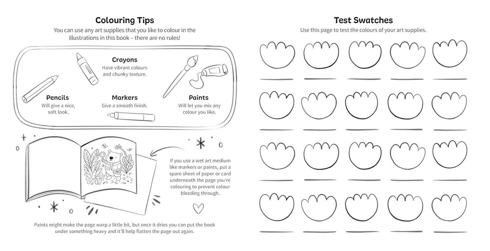 Aussie Cosy Nature: a Calm and Joyful Australian Colouring Book image number 5