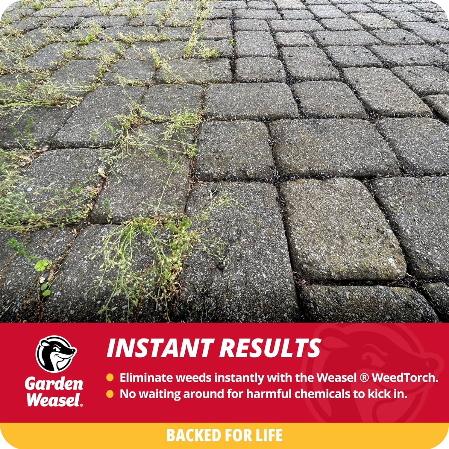 Garden Weasel Weedtorch | Weed Burner with Integrated Lighter | Propane Fire Starter, Torch for Weeds | 98007-A