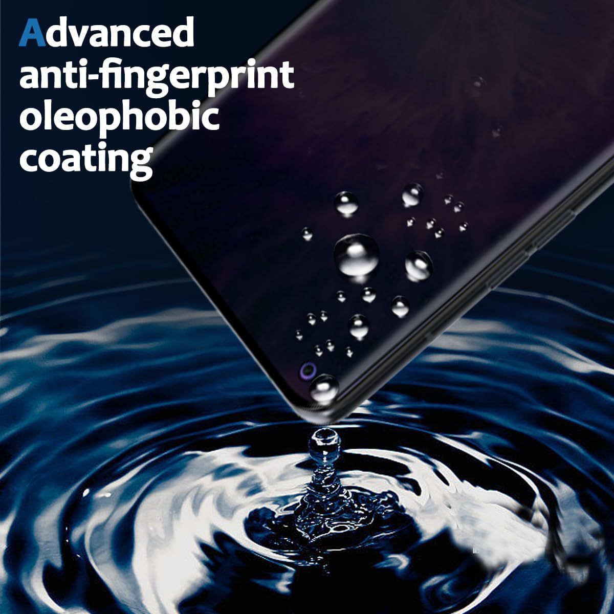 Rnnmeeko Privacy Screen Protector for Oppo Find X5 Pro, Anti-Spy Soft TPU Film, Tempered Glass Screen Protector