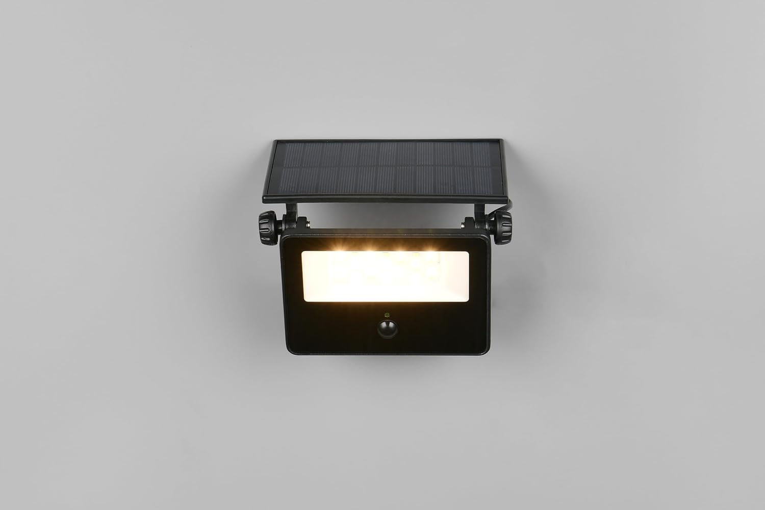 Reality Leuchten Moura R22109132 LED Outdoor Wall Light Aluminium Black Matt Plastic Glass Includes 10 Watt LED Motion Sensor Light Colour Adjustable image number 4