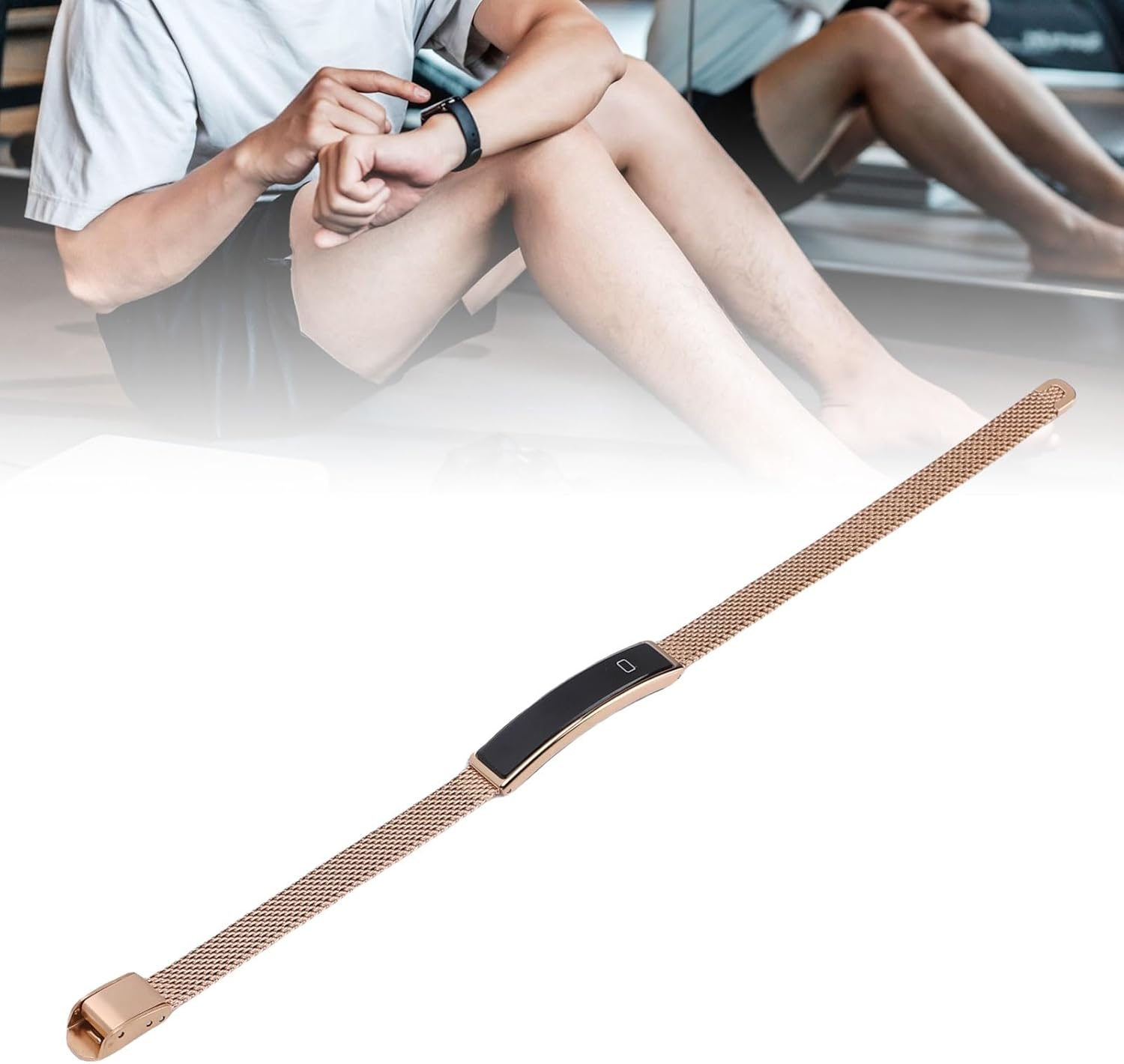 Dpofirs Smart Health Wristband, Smart Bracelet Wearable Activity & Fitness Tracker for Multi Sport Mode, Health Wristband for Women Ladies