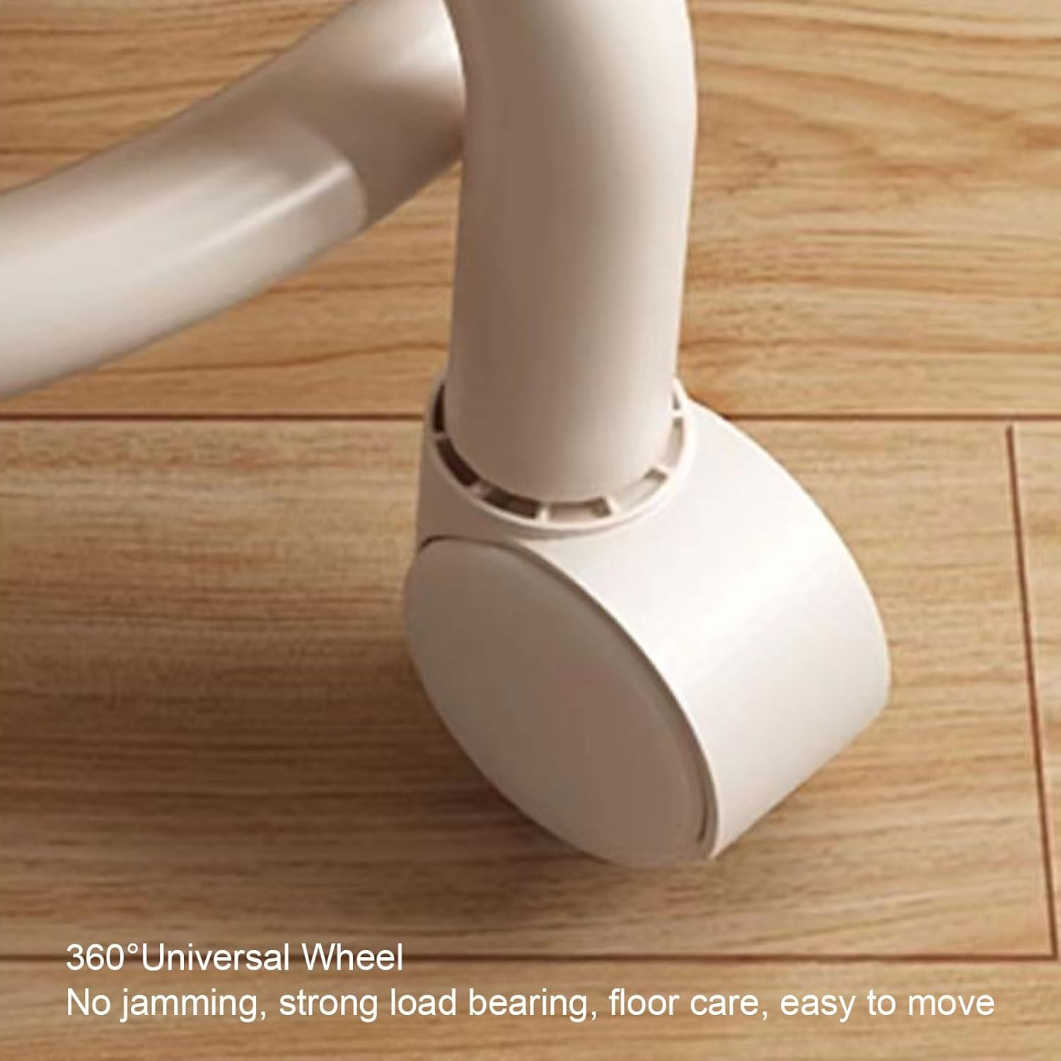 Pedicure Stool PU Leather, Low Rolling Stool, Garage Stool with Wheels, Low Roller Seat, Mute Wheel Swivel Roller Chair for Home Office Shop (Orange) - Orange image number 3