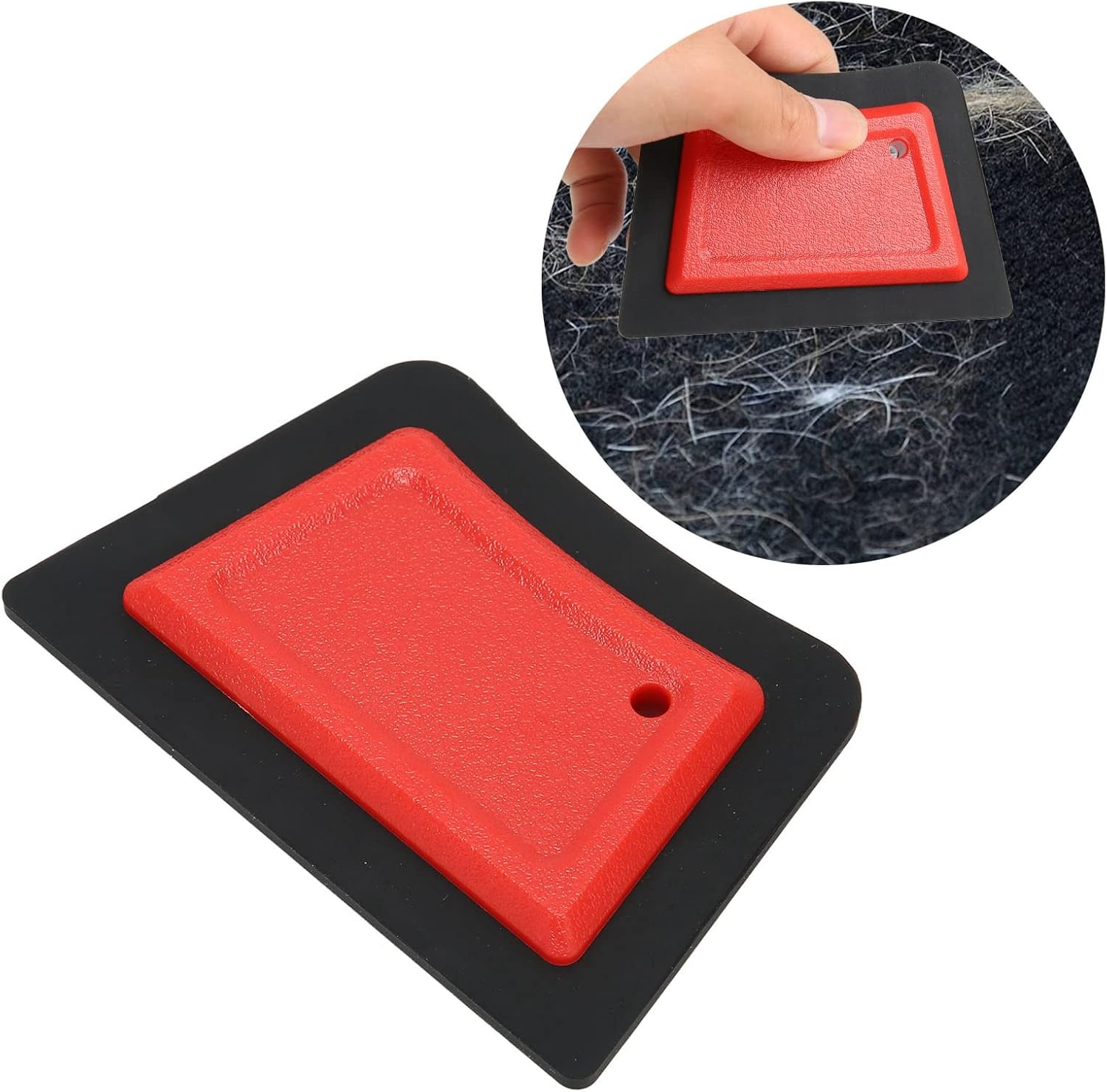 WGFOIP Mini Pet Hair Detailer, Lilly Brush Pet Hair Remover Cat and Dog Hair Remover Tool Cat Fur Remover for Couch, Car, Carpets image number 4